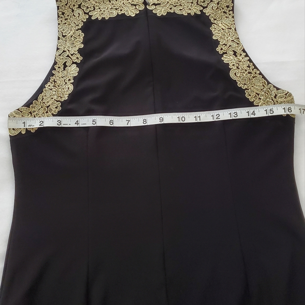 Frank Lyman Elegant Black Dress - Picture 8 of 9